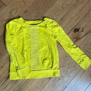 Yellow Gap shirt size 4/5 XS